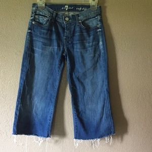 7 for all Mankind Wide Leg Crop DoJo